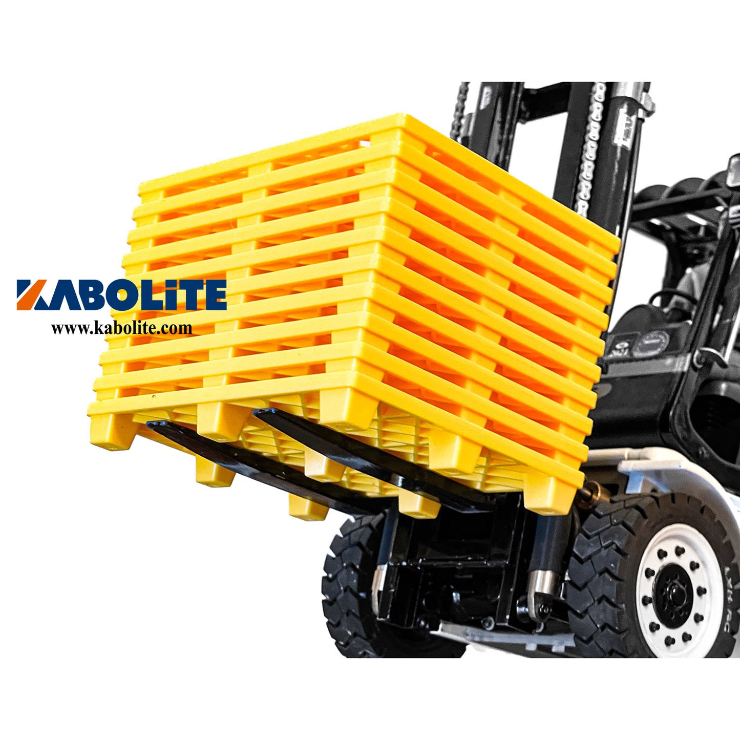 Kabolite 10pcs Pallets RC Car Accessories for For TAMIYA Remote Control Trucks Forklift LESU 1/14 1/16 Truck RC Trucks
