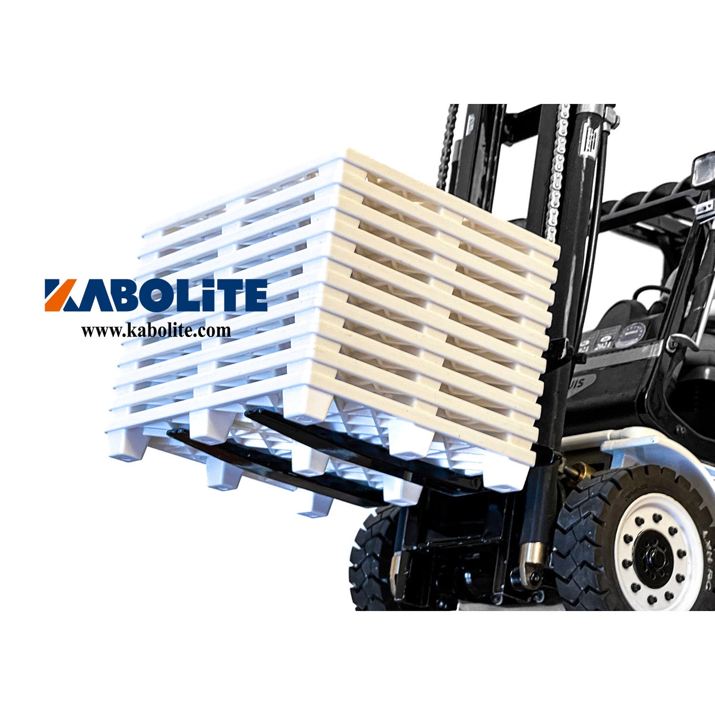 10PCS Plastic Pallets Decoration Parts K180 for Kabolite 1/14 LESU RC Excavator DIY Truck Forklift Model White Blue Red