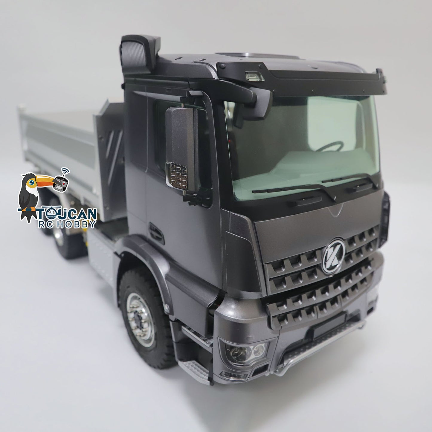 Kabolite 1/14 6x6 K3364 Hydraulic RC Dump Truck Remote Controlled Dumper Tipper Toy Electric Car Hobby Painted Model