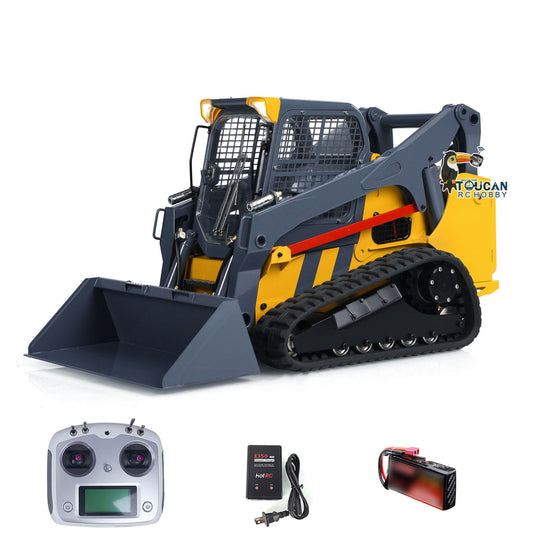 1/14 RC Hydraulic Skid-Steer Tracked Loader SM770 Remote Control Car Light Sound