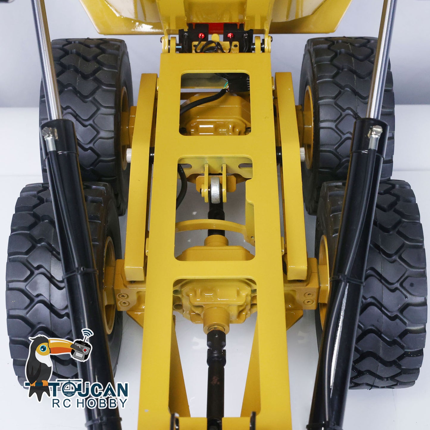 US Warehouse KABOLITE K960 1/20 RC Hydraulic Articulated Truck 6x6 Remote Control Dumper Cars Lights System ST8 Transmitter Battery