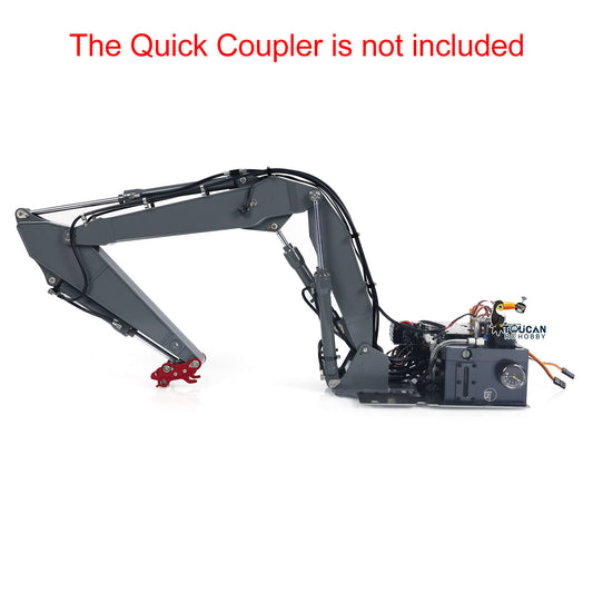 CNC 3 Arms Upgraded Set Hydraulic System Hydraulic System with Pump Reversing Valve for 1/14 EC160E RC Excavator Model