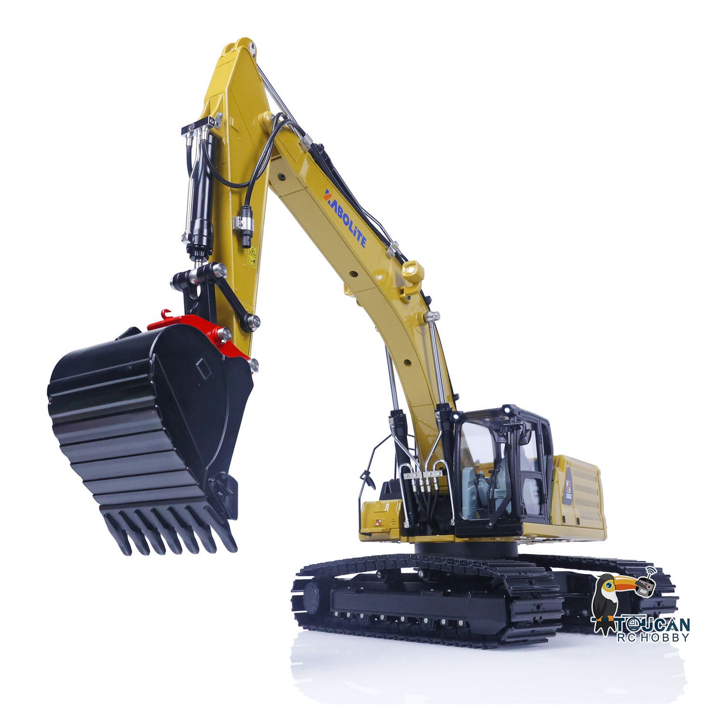 Kabolite 1/18 RC Hydraulic Excavator K961 100S Ready To Rrun Remote Control Digger Installed Sounds Lights ST8 Transmitter Battery