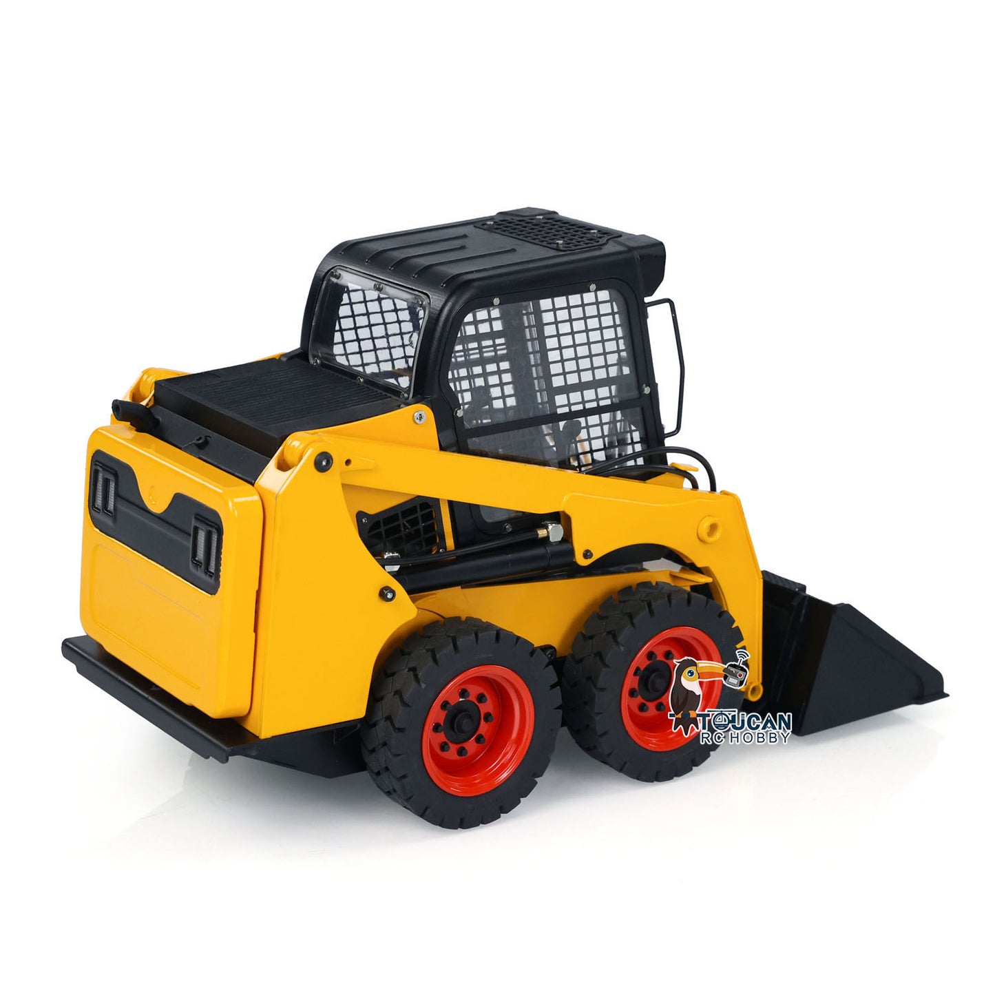 Metal 1/14 Hydraulic RC Skid-Steer Loader SM450 Remote Control Wheeled Car Model