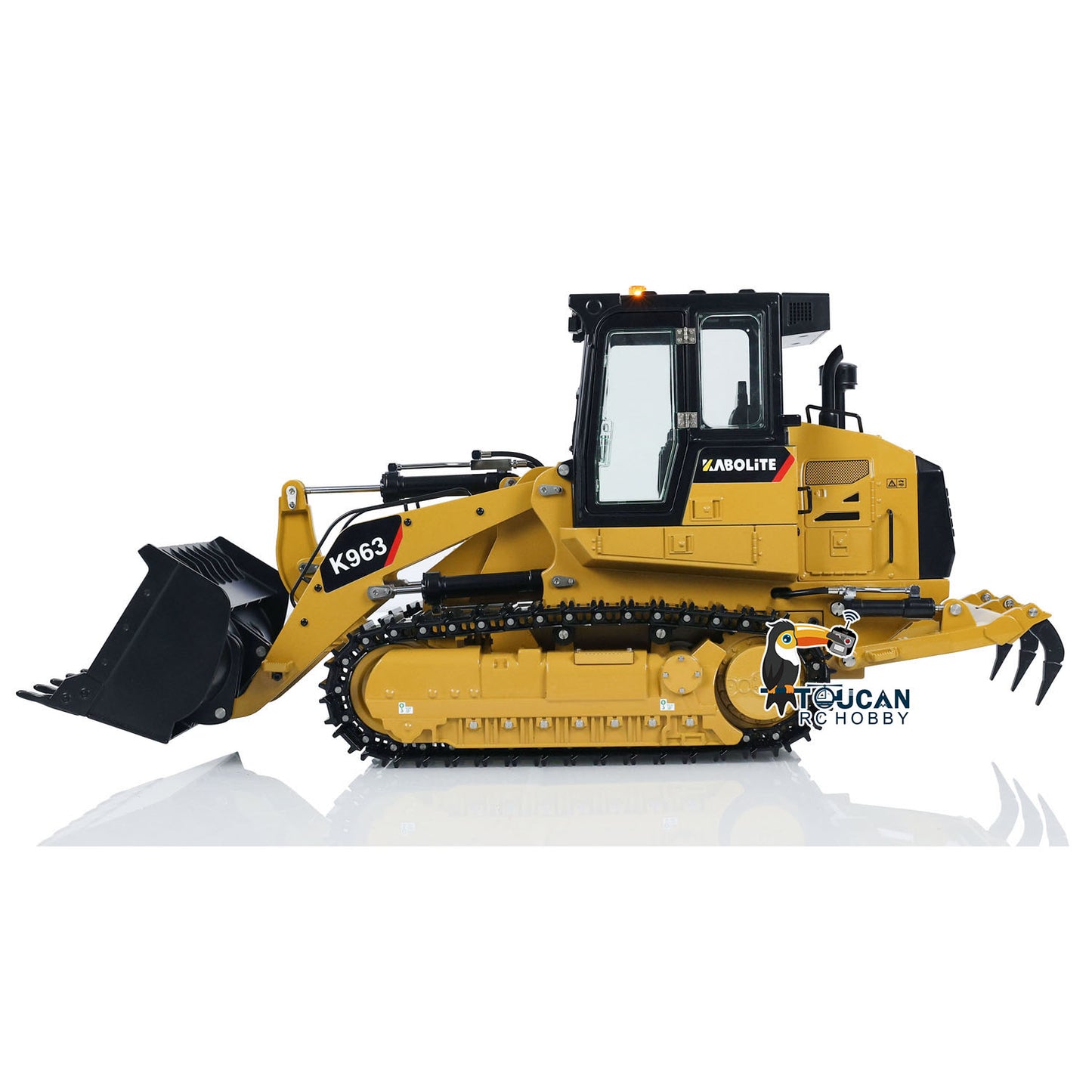 Kabolite 1/16 Hydraulic RC Loader K963-100 Remote Control Construction Vehicles Painted Assembled Car Model Emulated Toy