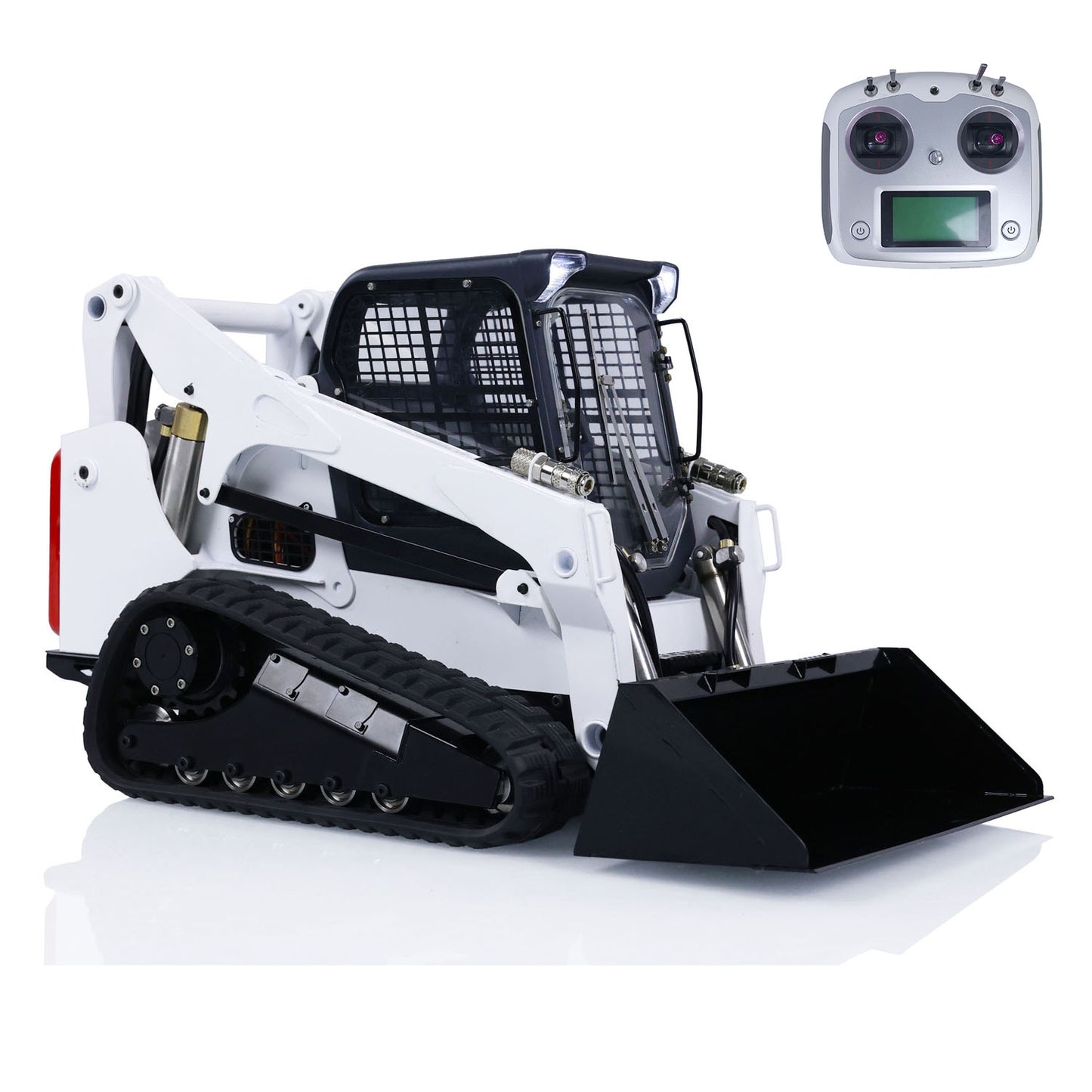 1/14 RC Hydraulic Skid-Steer Tracked Loader SM770 Remote Control Car Light Sound