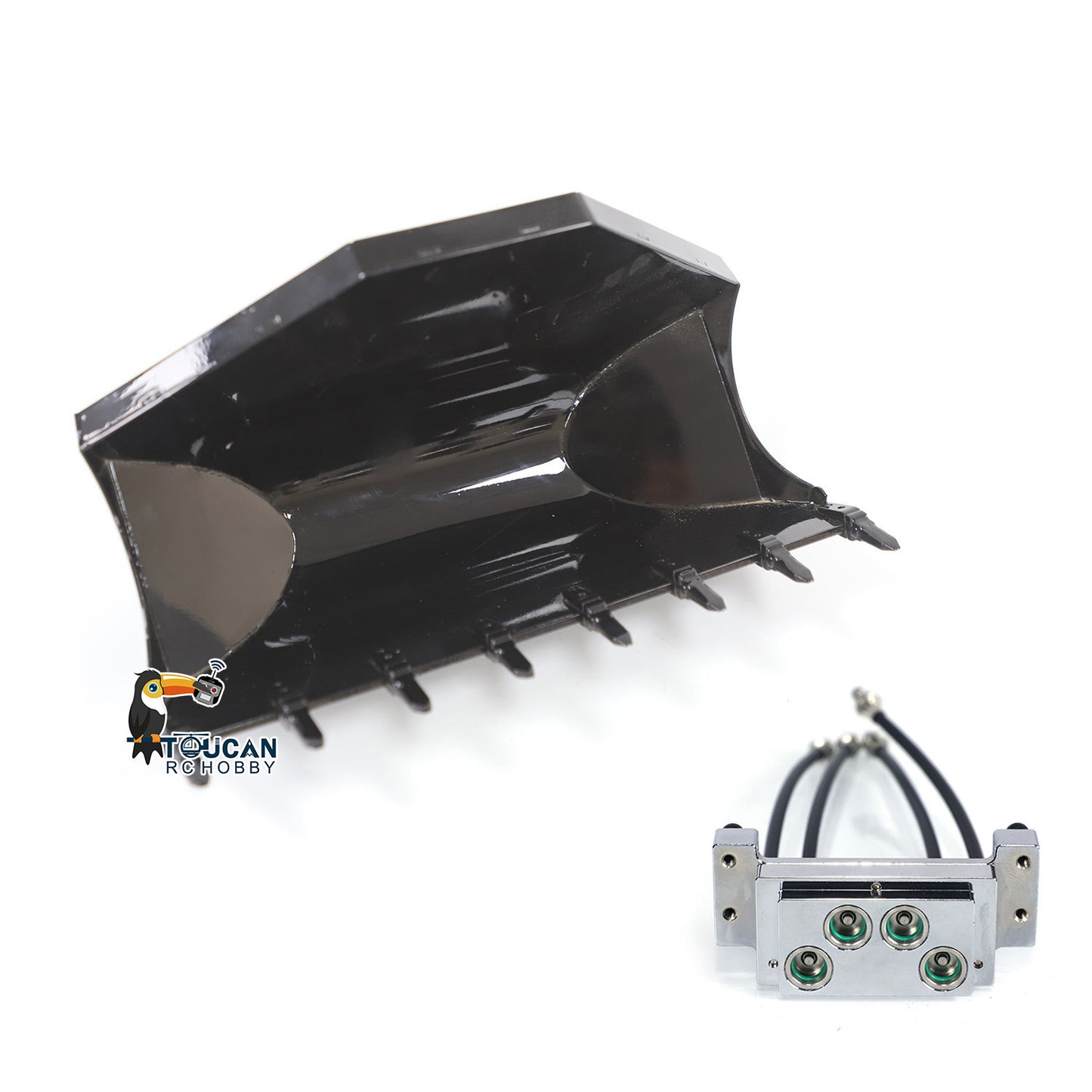 Metal Rock Skip Bucket for Kabolite K988 100S 1/14 RC Hydraulic Loader Radio Control Truck Car Hobby Model Spare Parts Devices