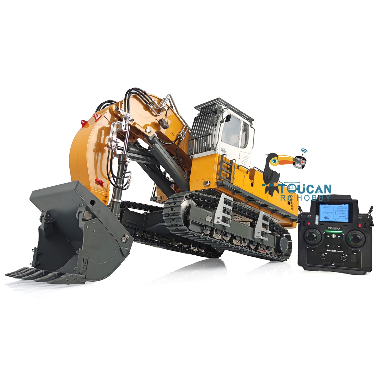 IN STOCK Limited Version Kabolite 1/14 RC Hydraulic Excavator Remote Control Digger Truck Car RTR Model K970 200 Painted Assembled Metal Front Shove