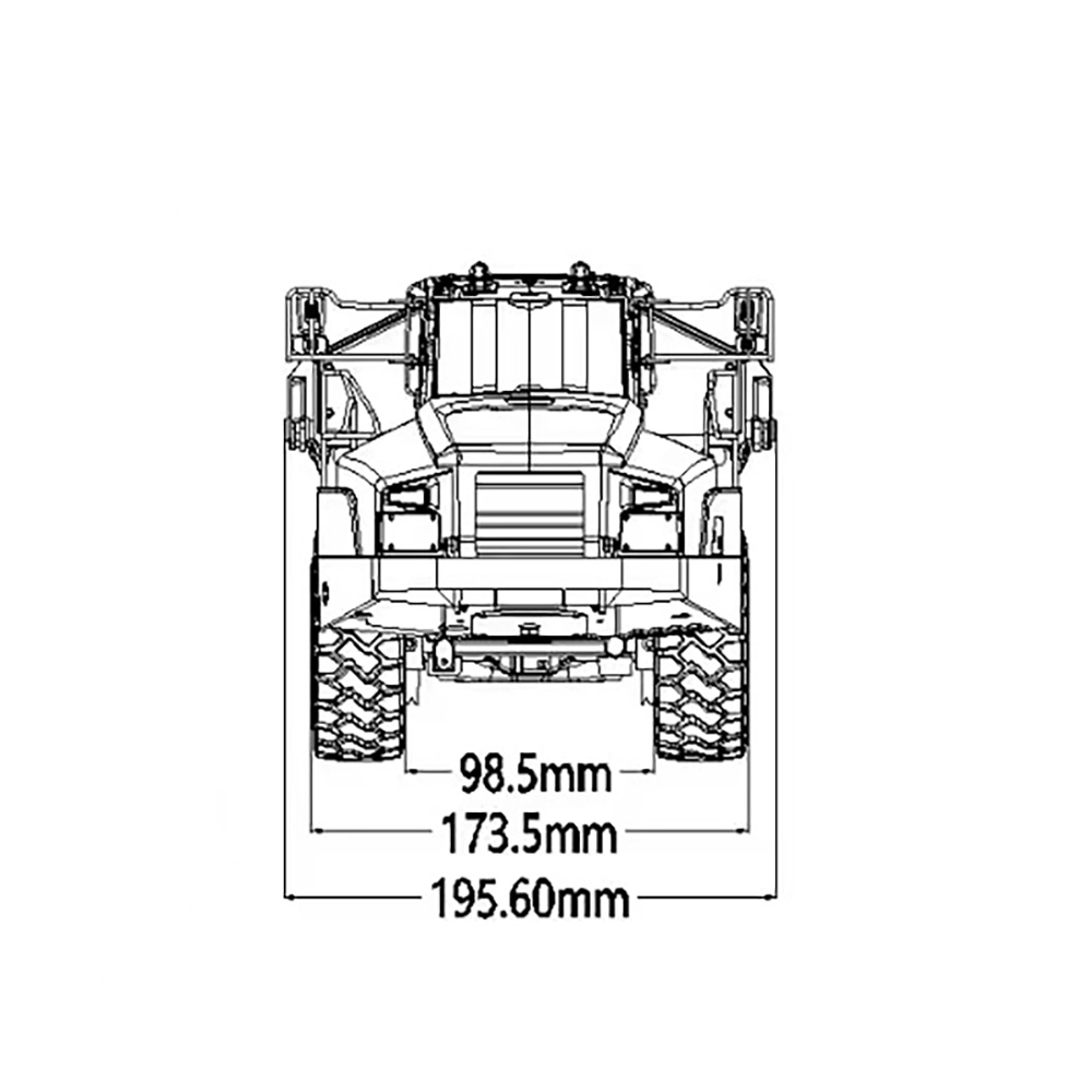 US Warehouse KABOLITE K960 1/20 RC Hydraulic Articulated Truck 6x6 Remote Control Dumper Cars Lights System ST8 Transmitter Battery